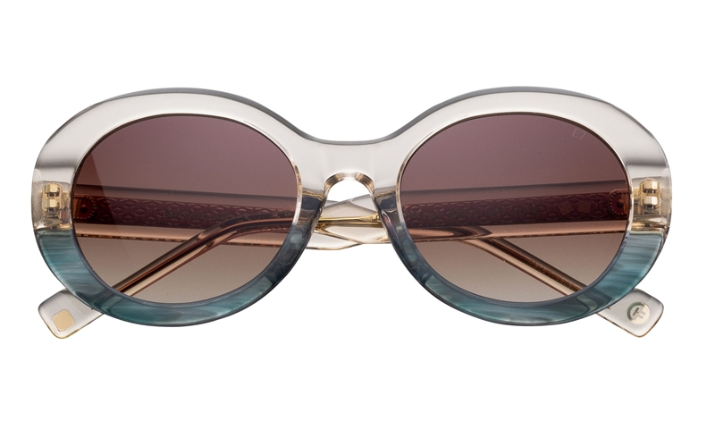 ENTOURAGE OF 7 PORTOLA Solbrille (Form: Rund - Farve: Transparent)