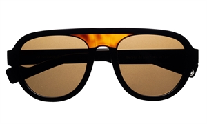 ENTOURAGE OF 7 SKIRBALL Solbrille (Form: Pilot - Farve: Sort)