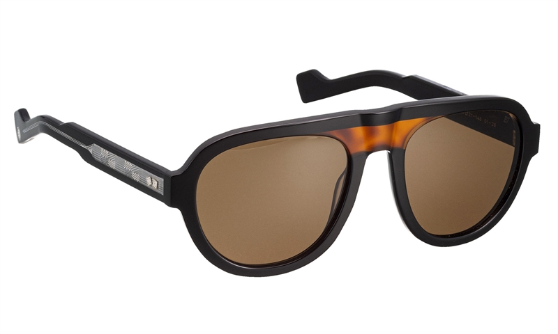 ENTOURAGE OF 7 SKIRBALL Solbrille (Form: Pilot - Farve: Sort)