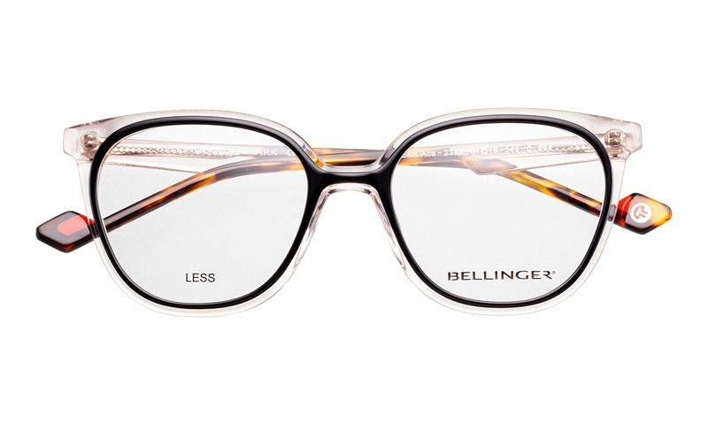 BELLINGER LESS-ACE-2386 Brillestel (Form: Summerbird - Farve: Sort)