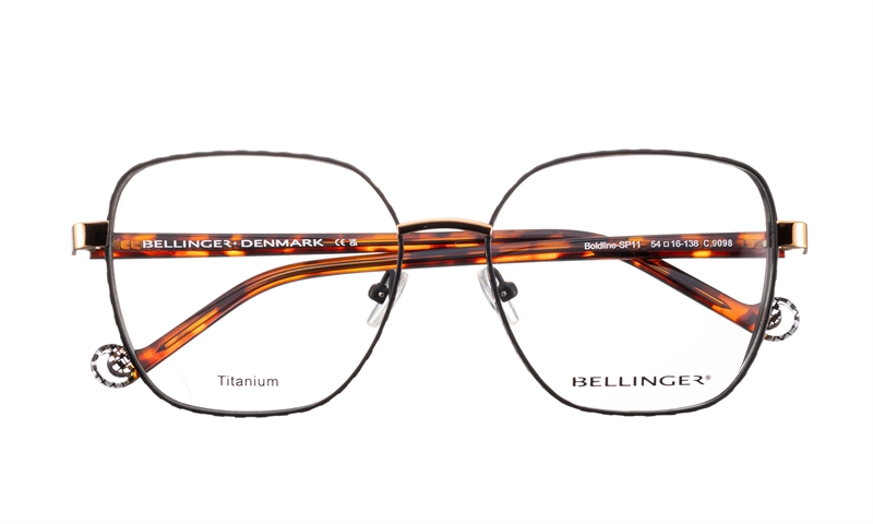 BELLINGER BOLDLINE-SP11 Brillestel (Form: Summerbird - Farve: Sort)