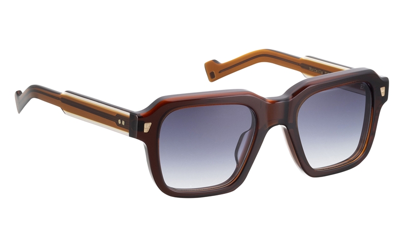 ENTOURAGE OF 7 MANDEVILLE Solbrille (Form: Firkantet - Farve: Brun)