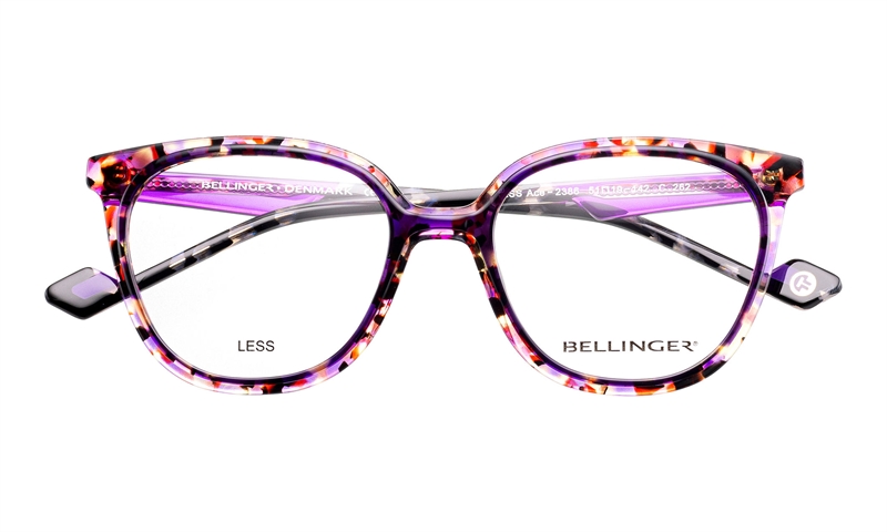 BELLINGER LESS-ACE-2386 Brillestel (Form: Summerbird - Farve: Lilla)