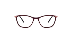 FLEYE Ugla Brillestel (Form: Firkantet - Farve: Rød)