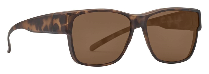 PREGO Polar. Wear Over Solbrille (Form: Wayfarer - Farve: Brun)