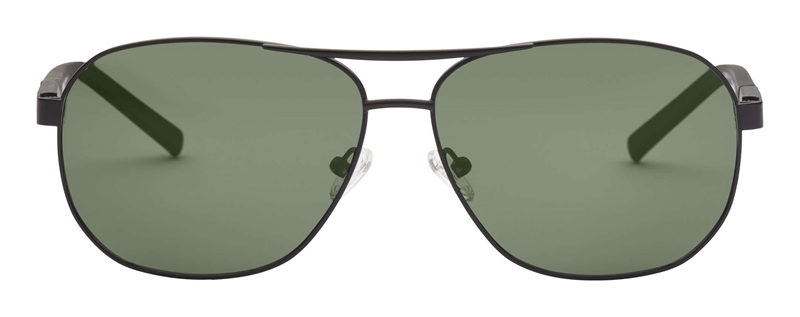 PREGO Porto Cervo Polarized Solbrille (Form: Pilot - Farve: Sort)