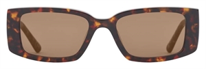 PREGO Velletri Solbrille (Form: Firkantet - Farve: Havana)