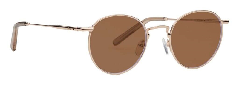 PREGO Porlezza Solbrille (Form: Panto - Farve: Guld)