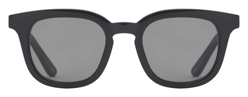 PREGO Modica Solbrille (Form: Wayfarer - Farve: Sort)