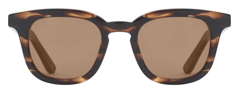 PREGO Modica Solbrille (Form: Wayfarer - Farve: Havana)