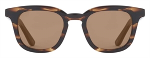 PREGO Modica Solbrille (Form: Wayfarer - Farve: Havana)