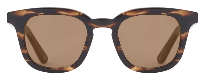 PREGO Modica Solbrille (Form: Wayfarer - Farve: Havana)