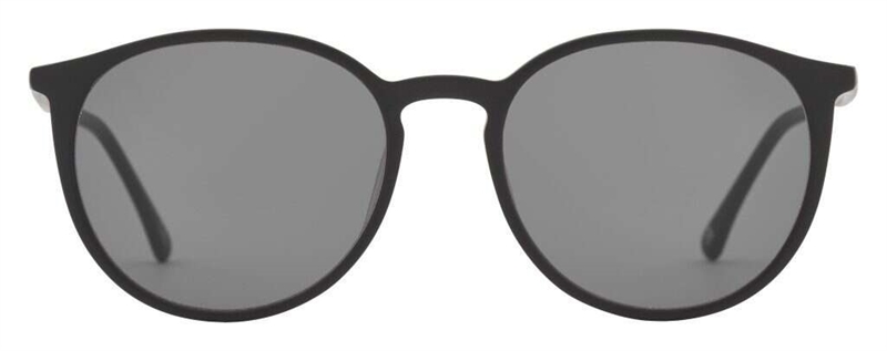 PREGO Matera Solbrille (Form: Rund - Farve: Sort)