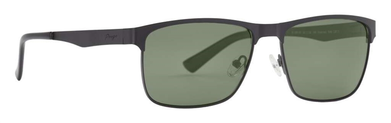 PREGO Portoferraio Polarized Solbrille (Form: Firkantet - Farve: Sort)