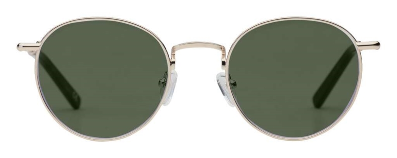 PREGO Porlezza Solbrille (Form: Panto - Farve: Guld)