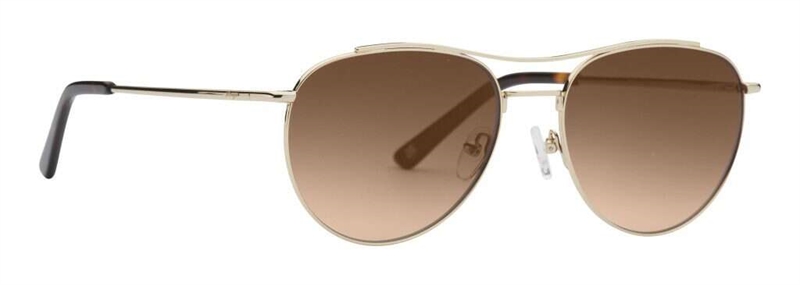 PREGO Pomezia Solbrille (Form: Pilot - Farve: Guld)