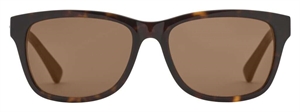 PREGO Skylet Road Solbrille (Form: Firkantet - Farve: Brun)