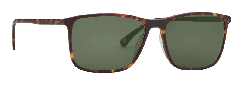 PREGO Iseo Solbrille (Form: Firkantet - Farve: Havana)