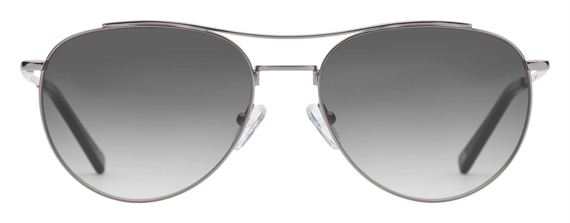 PREGO Pomezia Solbrille (Form: Pilot - Farve: Sølv)