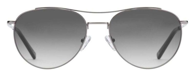 PREGO Pomezia Solbrille (Form: Pilot - Farve: Sølv)