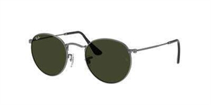 RAY-BAN 0RB3447 Solbrille (Form: Rund - Farve: Sølv)