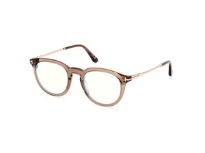 Tom Ford FT5905-B Brillestel (Form: Rund - Farve: Brun)