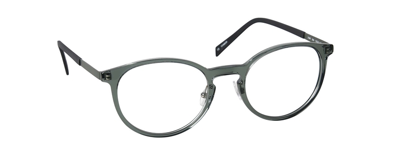 nine eyewear 2748T Brillestel (Form: Panto - Farve: Grøn)