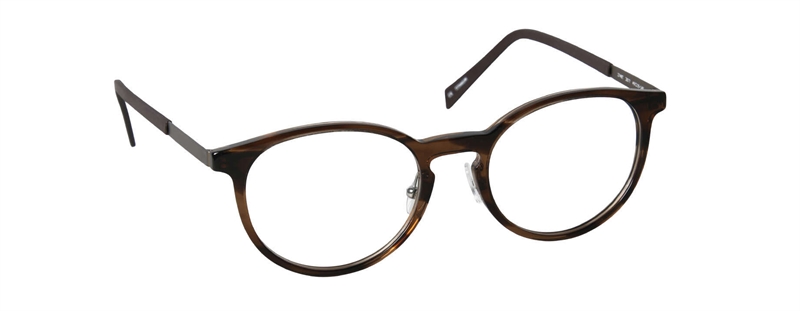 nine eyewear 2748T Brillestel (Form: Panto - Farve: Havana)