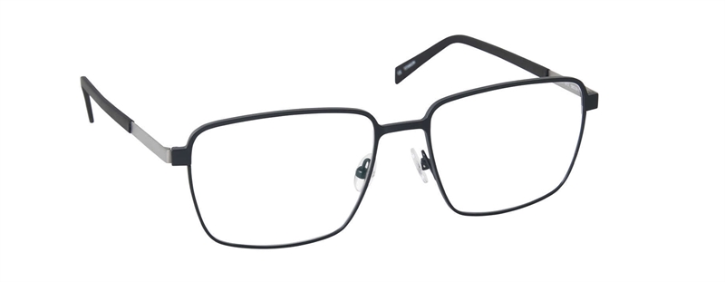 nine eyewear 2577 Brillestel (Form: Firkantet - Farve: Sort)