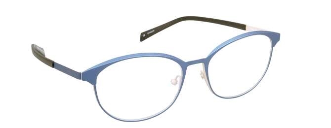 nine eyewear 2565 Brillestel (Form: Panto - Farve: Blå)