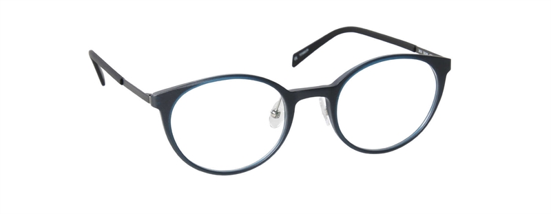 nine eyewear 2810 Brillestel (Form: Panto - Farve: Blå)