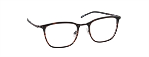 nine eyewear 2929 Brillestel (Form: Firkantet - Farve: Brun)