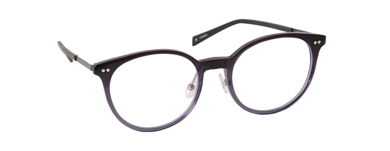 nine eyewear 2743 Brillestel (Form: Panto - Farve: Lilla)