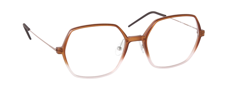 nine eyewear 2812 Brillestel (Form: Panto - Farve: Brun)