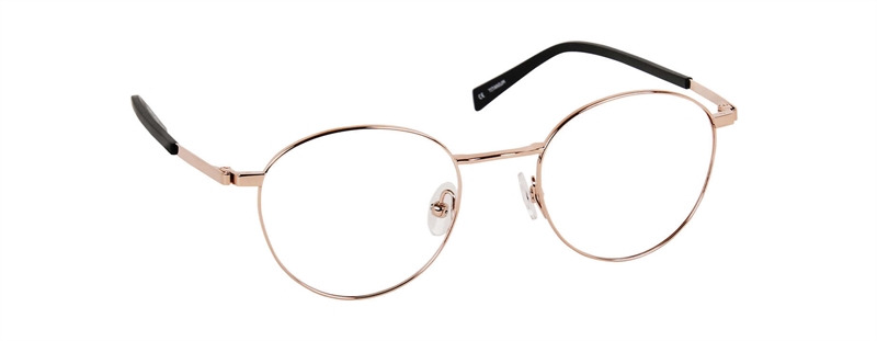 nine eyewear 2337 Brillestel (Form: Rund - Farve: Guld)