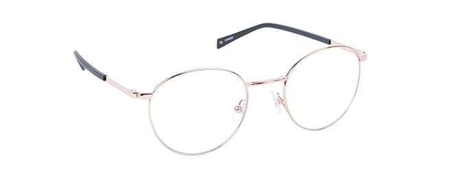 nine eyewear 2337 Brillestel (Form: Rund - Farve: Guld)