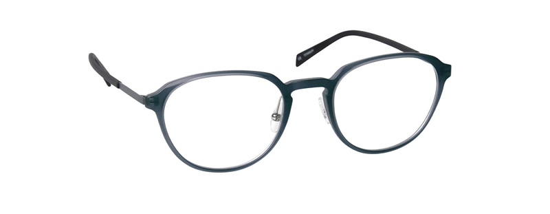 nine eyewear 2813 Brillestel (Form: Panto - Farve: Blå)