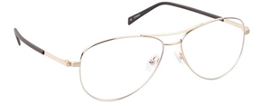 nine eyewear 2347 Brillestel (Form: Pilot - Farve: Guld)