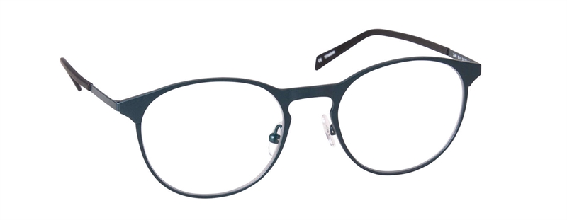 nine eyewear 2548 Brillestel (Form: Panto - Farve: Blå)