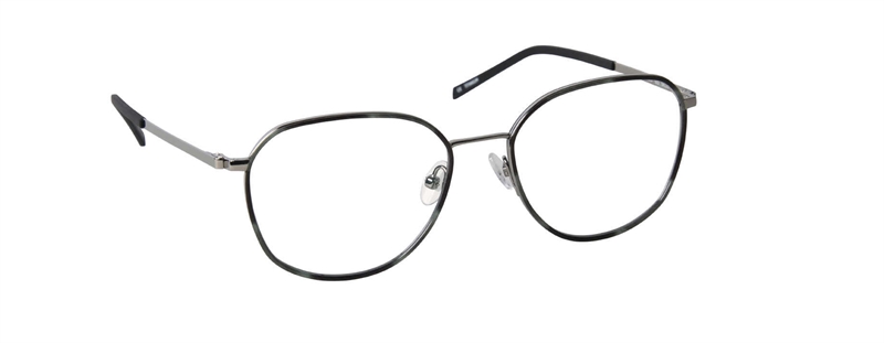 nine eyewear 2917 Brillestel (Form: Panto - Farve: Sølv)