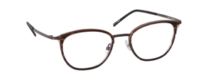 nine eyewear 2936 Brillestel (Form: Panto - Farve: Rød)