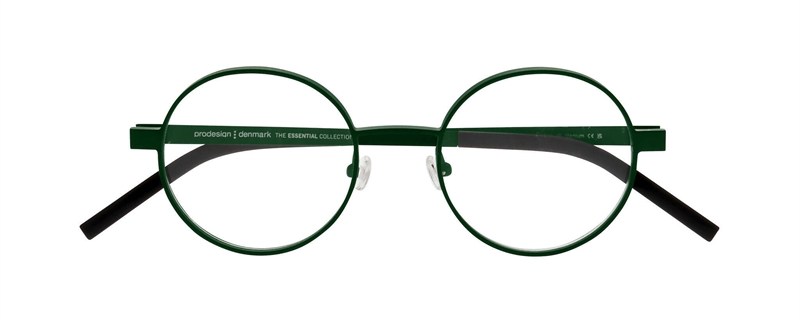 ProDesign AROS 1 Brillestel (Form: Rund - Farve: Grøn)