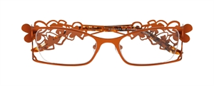 ProDesign IRIS 1 Brillestel (Form: Firkantet - Farve: Orange)
