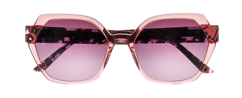 ProDesign SOL 1 S Solbrille (Form: Firkantet - Farve: Pink)