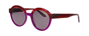 Inface IF9866 Solbrille (Form: Rund - Farve: Lilla)