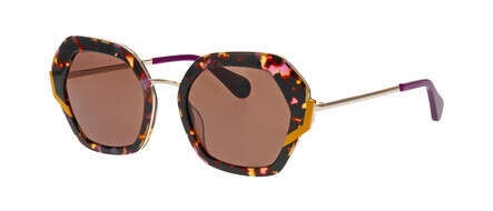 WooW SUPER FUNKY 2 Solbrille (Form: Firkantet - Farve: Lilla)