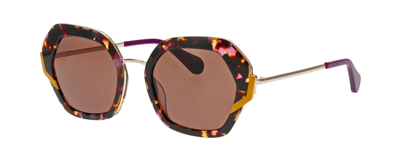 WooW SUPER FUNKY 2 Solbrille (Form: Firkantet - Farve: Lilla)