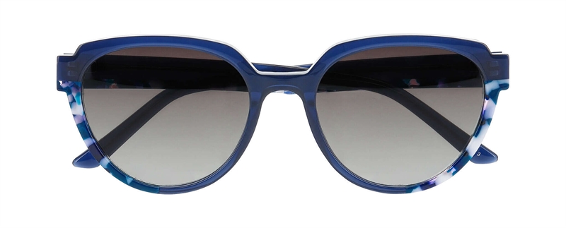 ProDesign SOMMER 1 S Solbrille (Form: Rund - Farve: Blå)