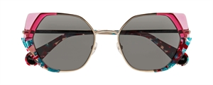 WooW SUPER WILD 2 Solbrille (Form: Firkantet - Farve: Lilla)