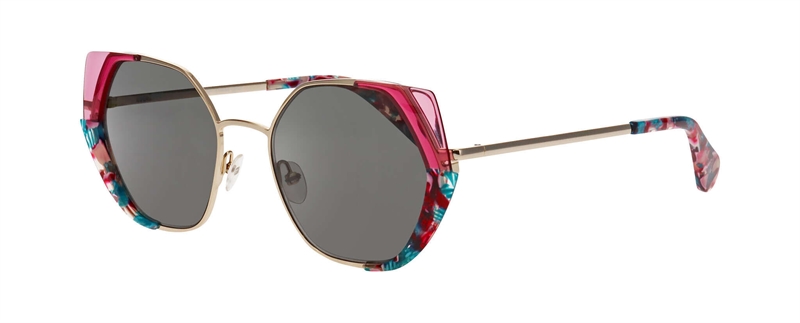 WooW SUPER WILD 2 Solbrille (Form: Firkantet - Farve: Lilla)